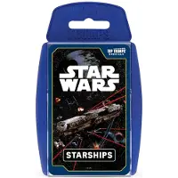 Winning Moves kaartspel Star Wars ruimteschepen Top Trumps spel.