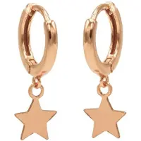Karma Oorringen Hinged Hoops Star Rosé