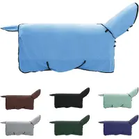 vidaXL Paardendeken Volledig Aqua 125 cm Polyester