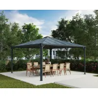 Canopia Palram | - Tuinpaviljoen Palermo - Donkergrijs Brons - 430x430cm