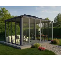Canopia Palram | - Tuinpaviljoen Ledro - Donkergrijs/brons - 430x296cm