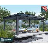 Palram - Canopia Palram | - Paviljoen Dallas - Donkergrijs - 611,5x363,5cm