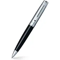 Sheaffer balpen giftset - 300/G9314 - glossy black chrome plated - met visitekaarthouder