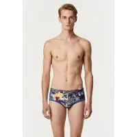 Arena Men's Icons Swim Low Waist Short A Neon Blue Multi Maat: 100 | Zwembroeken Outlet | Heren | Blauw