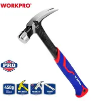 Workpro WP241013 Klauwhamer Ergonomische handgreep, Hard 450 g 1 stuk(s)