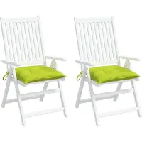 vidaXL Palletkussens 2 st 50x50x7 cm oxford stof felgroen