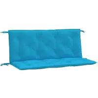 vidaXL Tuinbankkussens 2 st 120x50x7 cm oxford stof lichtblauw