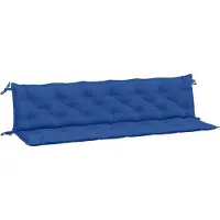 vidaXL Tuinbankkussens 2 st 200x50x7 cm oxford stof blauw