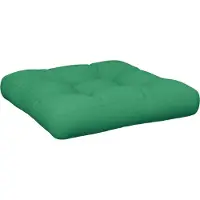 vidaXL Palletkussen 58x58x10 cm stof groen
