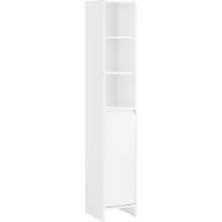 SoBuy Colonne Salle de Bain 30x170 cm Blanc