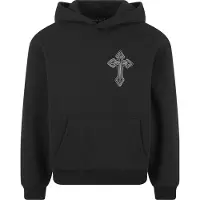 Mister tee Sweatshirt 'Innocent Face' grijs / zwart / wit