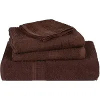 vidaXL Badhanddoeken FROGN 2 st 100x150 cm 360 g/m² bruin