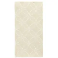 Papstar 50 Servetten ROYAL Collection 1/8 vouw 40 cm x 40 cm champagne Circle Flowers