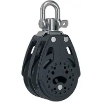 Harken Carbo Double Ratchet Block 57 Mm Zilver