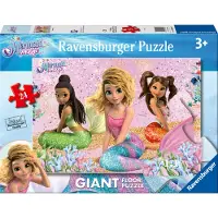 Ravensburger Mermaid Magic Giant Floor 24p (12004323) Puzzle Veelkleurig Kinderen