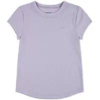 Abercrombie & Fitch T-shirt lila rib gebreid Paars Meisjes Stretchkatoen Ronde hals - maat 170-176