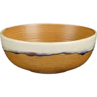 Mica Decorations Schaal Ethan Wit / Bruin D 16,5 H 6,5 Cm