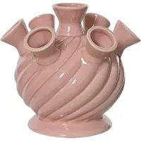 Décoris Vaas Tullip Roze D 18 H 16 Cm