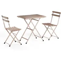 Emu Arc en Ciel balkonset - 2 stoelen + 1 tafel gepoedercoat staal