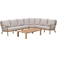Garden Impressions Ariane loungeset 5-delig - light teak look