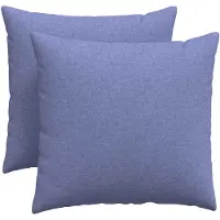 vidaXL Zitkussens 2 st Stof Jeans Blauw 50 x 50 cm