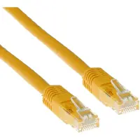ACT IB4101 U/UTP CAT6A Patchkabel Geel - 1 meter