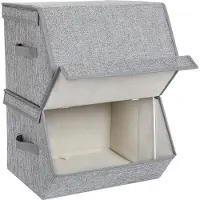 Famanu kledingopbergbox \ Opvouwbare Opbergbakken Kastorganizer