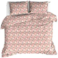 MOODIT Dekbedovertrek Odil Monica Blush Katoen-240 x 200 / 220 cm | Lits-Jumeaux