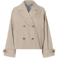 Selected Tussenmantel taupe