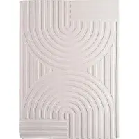 Muratap Japandi vloerkleed art hoogpolig scandinavisch design 3d-effect -