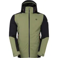 Dare 2b Heren Precision II Ski jas (Zwart/Levendgroen)