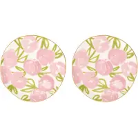 Urban Nature Culture Side Plate Good Morning Flamingo Pink 12 cm (Set van 2)