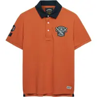 Superdry Shirt 'Vintage' donkerblauw / kreeft / wit