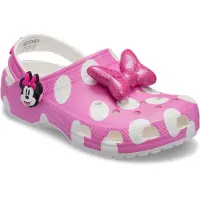 Crocs Open schoenen 'Minnie Mouse Cls' pink / wit