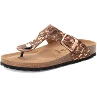Bonprix Teenslipper beige / bruin / donkerbruin / zwart