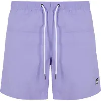 Urban Classics Zwemshorts lavendel / zwart / wit