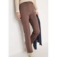 Cecil Dames Broeken met een casual pasvorm - Beige - S