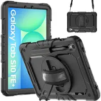 Just in Case Samsung Galaxy Tab S10 FE Plus Shockproof Case Zwart