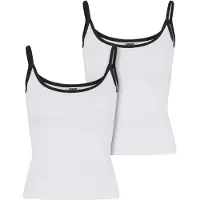 Urban Classics Top zwart / wit