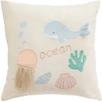 Atmosphera Kids Sierkussen Zee - 40x40cm - Multi