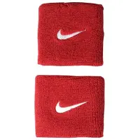 Nike Unisex Volwassenen Swoosh Polsband (Set van 2) (Rood)