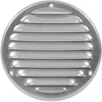 Europlast Metalen ventilatierooster rond Ø 125mm zink - MR125ZN