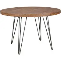 Wohnling Eettafel sheeshamhout rond 120 cm