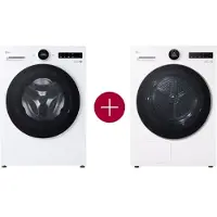 LG 9kg Wasmachine F4WX809Y + Droger RT90X8 - F4WX809Y.RT90X8