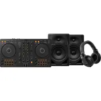 Pioneer DJ DDJ-FLX4 + DJ HDJ-X5 Zwart + DJ DM-50D-BT Zwart