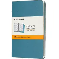Moleskine Cahier Notebook Pocket Brisk Blue Gelijnd