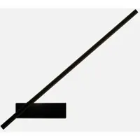 LEDS-C4 LED-wandlamp Tubs, zwart, Woon-/ Eetkamer, Aluminium, Design, LED wandlamp
