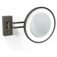 DECOR WALTHER Make-up Spiegel BS 36 LED Mat Donker Metaal (3x magnification)