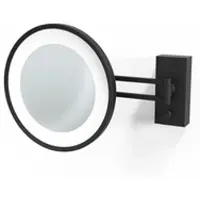 DECOR WALTHER Make-up spiegel BS 36/V LED Black Matt (5x magnification)