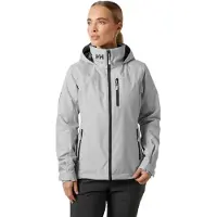 Helly Hansen Jas Women Crew Hooded Midlayer Jacket 2.0 Grey Fog-XL